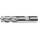 Cleveland HG-4C HSS 4-Flute Bright Square Single End Mill, 1/4" x 3/8" x 5/8" x 2-7/16"