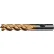 Cleveland HG-4C-TN HSS 4-Flute TiN Square Single End Mill, 1" x 1" x 2" x 4-1/2"