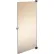 Porte coulissante ASI Global Partitions âme ASI Global Partitions noir, s'ouvrant vers l'intérieur, avec quincaillerie - 26" de largeur, gris argenté