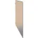 ASI Global Partitions Phenolic Black Core Pilaster w/ Shoe - 18"W x 82"H Silver Gray