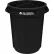 Poubelle ronde en plastique Global Industrial™, 32 gallons, noire