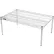 Support de calage en fil époxy argenté Nexelate® - 30" de largeur x 14" de profondeur x 14" de hauteur