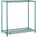 Étagère Nexel® 2, structure à étagères métalliques Poly-Green®, ensemble de base, 24" de largeur x 24" de profondeur x 34" de hauteur