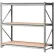 Global Industrial™ 3 Level, Extra HD Bulk Storage Rack, Wood Deck, Starter, 60"W x 24"D x 72"H