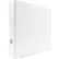 Merangue 3" Linen Textured Binder, 11-5/8"H x 11-1/4"W x 3"D, White