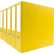 Merangue 3" Linen Binders, 11-5/8"H x 11-1/4"W x 3"D, Yellow, 5/Pack