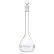 Flask, Volumetric , Globe Glass, Class A, To Contain (TC), ASTM E288, 50mL, 6/Box