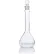 Fiole jaugée à large goulot, en verre bombé, classe A, pour contenance (TC), conforme à la norme ASTM E288, 200 ml, 6 par boîte