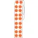 Étiquettes thermosensibles Cryo de Globe Scientific™, points de 13 mm pour tubes de 2,0 ml, orange, 4 000 par rouleau