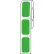 Étiquette thermique directe Globe Scientific™ Cryo, 27 x 13 mm, pour flacons cryogéniques, verte, 1 000 unités par rouleau