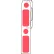 Globe Scientific™ Cryo Label/Dot Combo, 33 x 13 mm et point de 9,5 mm pour tubes de 2,0 ml, rouge, 500 par rouleau