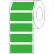 Étiquette thermique directe Cryo de Globe Scientific™, 51 x 19 mm, pour grands tubes, verte, 500 par rouleau