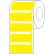 Étiquette thermique directe Globe Scientific™ Cryo, 51 x 19 mm, pour grands tubes, jaune, 500 étiquettes par rouleau