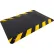 Tapis anti-fatigue Global Industrial™ à motif en losanges, épaisseur 9/16", dimensions 2' x découpé sur mesure jusqu'à 75', noir/chevrons