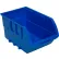 Bac individuel Homak® en plastique, taille moyenne, 9-3/8" de longueur x 5-7/8" de largeur x 4-7/8" de hauteur, bleu