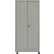 Armoire de rangement mobile à usage professionnel Hallowell série 400, 48" de largeur x 24" de profondeur x 72" de hauteur, grise, à monter