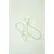 Élastique à boules blanches haut de gamme de 8" - Lot de 50 - Quantité par lot : 2