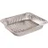 Plat pour table à vapeur en aluminium HFA®, format demi-moyen, argenté, 100 pièces par carton