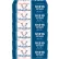 Feuilles de papier d'aluminium plissées HFA® Medallion, 10-3/4" de long x 12" de large, argentées, lot de 3 000