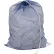 Sac en filet avec fermeture à cordon, bleu, 30 x 40, épais - Lot de 12
