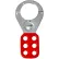 Horizon Mfg. Lockout Tagout Hasp, 5502, Standard Style, 1-1/2" Opening, Red - Pkg Qty 12