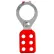 Horizon Mfg. Lockout Tagout Hasp, 5504, Interlocking Style, 1-1/2" Opening, Red - Pkg Qty 12