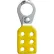 Horizon Mfg. Lockout Tagout Hasp, 5514, Interlocking Style, 1" Opening, Yellow - Pkg Qty 12