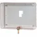 Grande protection universelle pour thermostat Honeywell avec socle à couvercle transparent et plaque murale opaque TG512A1009
