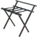 Brown Metro Luggage Rack With Back - Pkg Qty 4