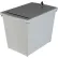 Personal Document Container - 9-Gallon Capacity - Gray