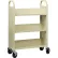 Hirsh® Single Sided 3 Shelf Book Cart, 30-3/4"W x 13"D x 46-1/4"H, Putty