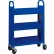 Hirsh® Single Sided 3 Shelf Book Cart, 30-3/4"W x 13"D x 46-1/4"H, Blue