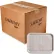 Plateau alimentaire plat en fibre moulée Chinet® Savaday, 16" de largeur x 12" de profondeur, blanc, lot de 200