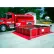 Réservoir pliable à cadre en aluminium Husky ALF-5000 - 22 oz. Épaisseur : 207" L x 207" l x 29" H - 5 000 gal. Orange
