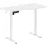 Bureau assis-debout électrique TygerClaw, 47-3/16" de largeur x 23-5/8" de profondeur, blanc