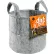 Hydrofarm HGDB20 : pot de culture hydroponique flexible et portable avec poignées, 20 gallons, gris