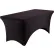 Nappe en tissu extensible « Iceberg », 6', noir