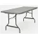 Iceberg IndestrucTable TOO™ Plastic Folding Table, 30" x 72", Charcoal