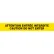 INCOM® Barricade Tape, 3'' x 1000', Yellow, Attention Entree Interdite/Caution Do Not Enter