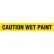 Ruban de signalisation INCOM® Barricade, 3'' x 1 000', jaune, « Attention : peinture fraîche »