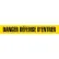 INCOM® Barricade Tape, 3'' x 1000', Yellow, Danger Defense D'Entrer