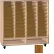 Ironwood Mfg. Série FS - Meuble de rangement pour partitions « 100 Open Folio » - Chêne