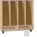 Ironwood Mfg. Série FS - Armoire de rangement pour partitions « 100 Open Folio » - Folkstone