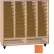 Ironwood Mfg. Série FS - Armoire de rangement pour partitions « 100 Open Folio » - Cerisier huilé