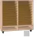 Ironwood Mfg. Série FS - Armoire de rangement pour partitions « 50 Open Folio » - Castus Star