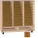 Ironwood Mfg. FS Series - 75 Open Folio Music Storage Cabinet - Oak