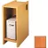 Étagère pour unité centrale de poste de travail de laboratoire - 12-5/8" de largeur x 23-7/8" de profondeur x 30" de hauteur, cerisier huilé