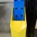 Ideal Warehouse® Heavy Duty Rack Guard, 7-3/4"W x 52"D x 36-1/2"H, Yellow