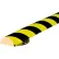 Kit de protection murale Knuffi® WPK-C+, 3,28', noir/jaune fluorescent, 60-6871