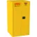 Armoire pour produits inflammables Global Industrial™, à double porte à fermeture manuelle, 60 gallons, 34" L x 34" P x 65" H